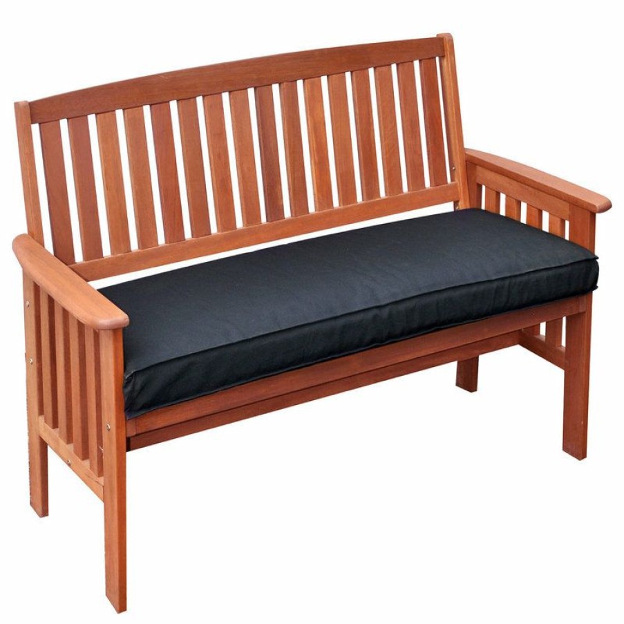 Outdoor Benches * | Promo Corliving Distribution Llc Corliving Miramar Cinnamon Brown Hardwood Outdoor Bench