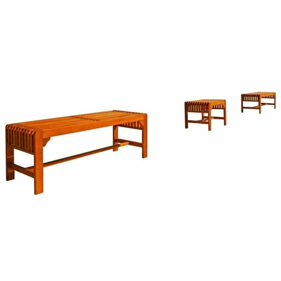 Outdoor Benches * | Deals Vifah Backless Single Bench