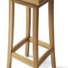 Outdoor Bar Furniture * | Wholesale Teak Deals Teak Outdoor Giva Backless Bar Stool