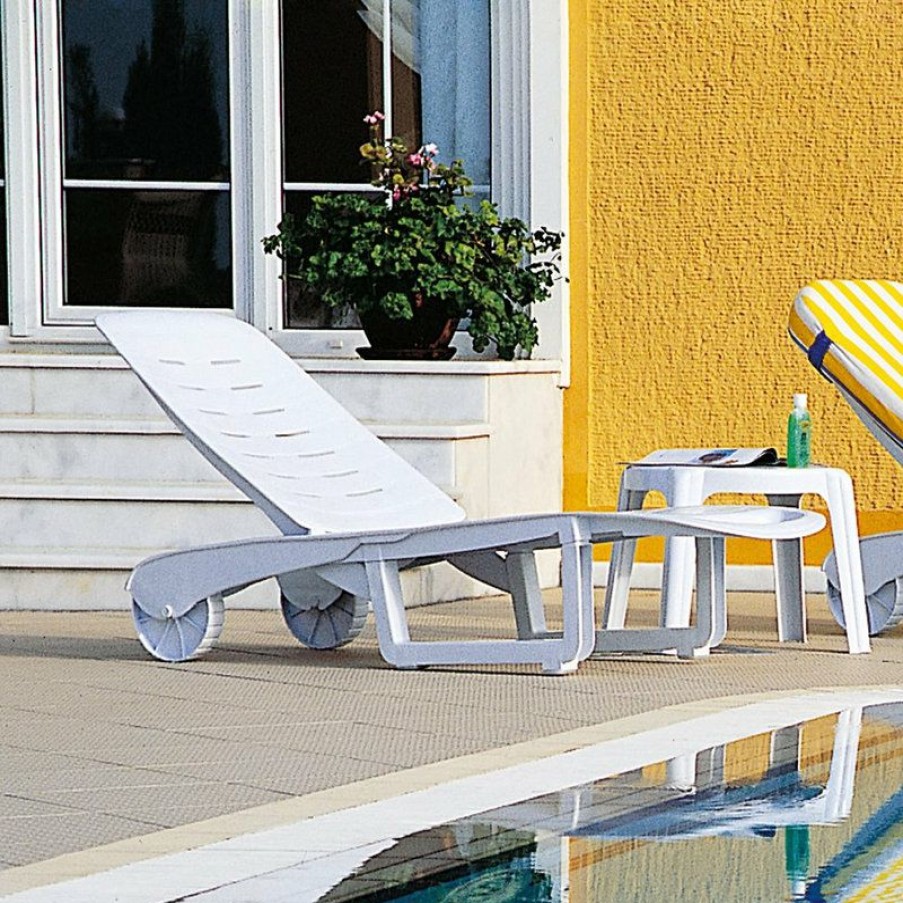 Outdoor Chairs * | Best Reviews Of Compamia Sundance Pool Chaise Lounges, Set Of 2, White